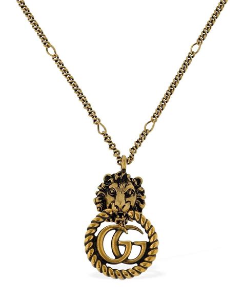 collier lion gucci|Gucci tiger clothing.